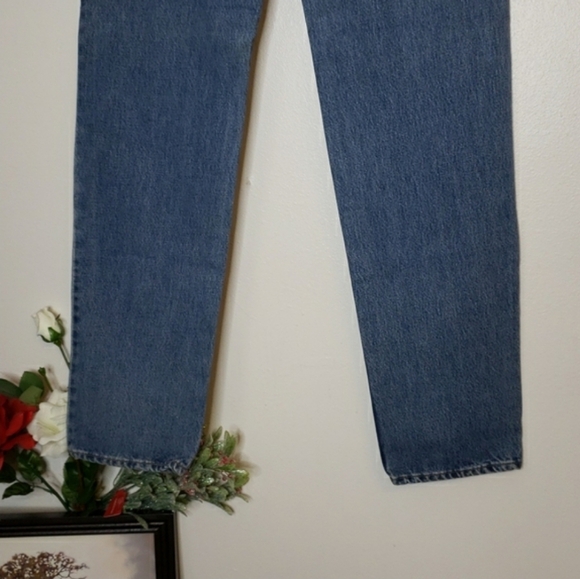 Mens Levis 550 Med Wash Relaxed 34 XTall Heavy Weight Outdoor Jeans Classic - Picture 7 of 16